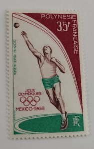 Polynésie française 1968 Yv. 26 Neuf ** Poste aérienne 35 f